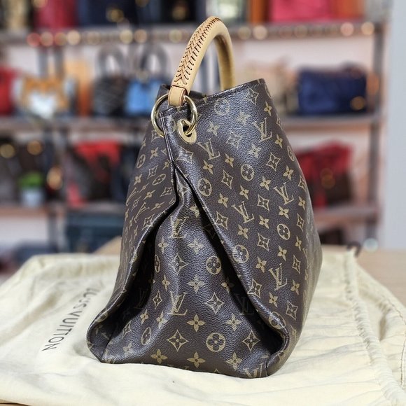 LOUIS VUITTON ARTSY MM Authentic Monogram Tote Hobo LV Bag Shoulder Authentic LV - Picture 5 of 16